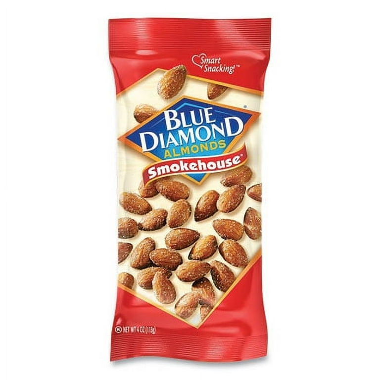 Smokehouse Flavored Almonds, 4 oz Bag, 12 Bags/Box Smokehouse Flavored Almonds, 4 oz Bag, 12 Bags/Box