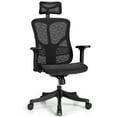 thumbnail image 1 of Costway Chaise de Bureau Ergonomique à Maille Haute Pivotante et Réglable, 1 of 10