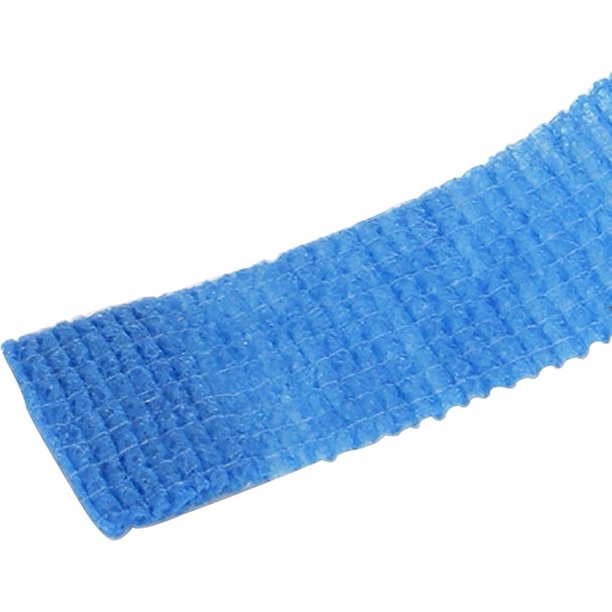 Accesorios auxiliares transpirables para envoltura de cinta de agarre de tatuaje desechable (azul)