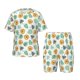 thumbnail image 1 of Fotbe Tiger Leaves Pijama Estampada de 2 Piezas para Niños – Ropa de Dormir de Manga Corta Cómoda para Niños y Niñas, Camiseta y Shorts de Algodón-Small, 1 of 6