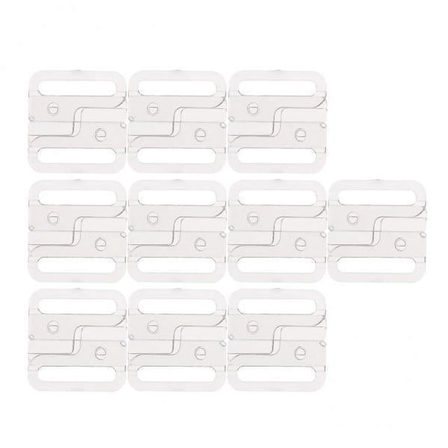 Juego de 3x10 Clips de costura Strade Fareast Limited Accesorios de soporte de correa trasera transparente 3 piezas