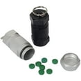 thumbnail image 4 of 2pcs High Capacity Aluminum Container Keychain Waterproof Pill Container, 4 of 5