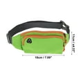 thumbnail image 4 of Unique Bargains 1 Pc Comfortable Running Belt Double Layer Sports Waist Bag for Sports Phone Keys Green, 4 of 6