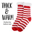 thumbnail image 4 of Women's Fleece Slipper Socks - Cozy & Warm Sherpa Socks, House Slippers with Non Slip Grippers - Winter Holidays Christmas Gifts, 4 of 6