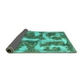 thumbnail image 2 of Ahgly Company Indoor Rectangle Abstract Turquoise Blue Modern Area Rugs, 3' x 5', 2 of 4