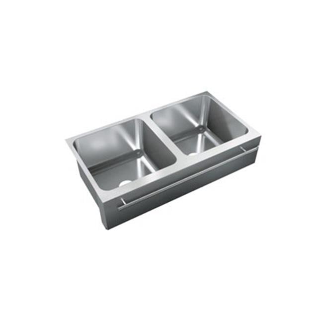 apron sink with towel bar