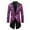 Purple, variant on FYEGRE Mens Sequins Blazer Sparkle Dress Suit Jacket Shiny Metallic Disco Dance Party Tuxedo Homecoming Black XXL