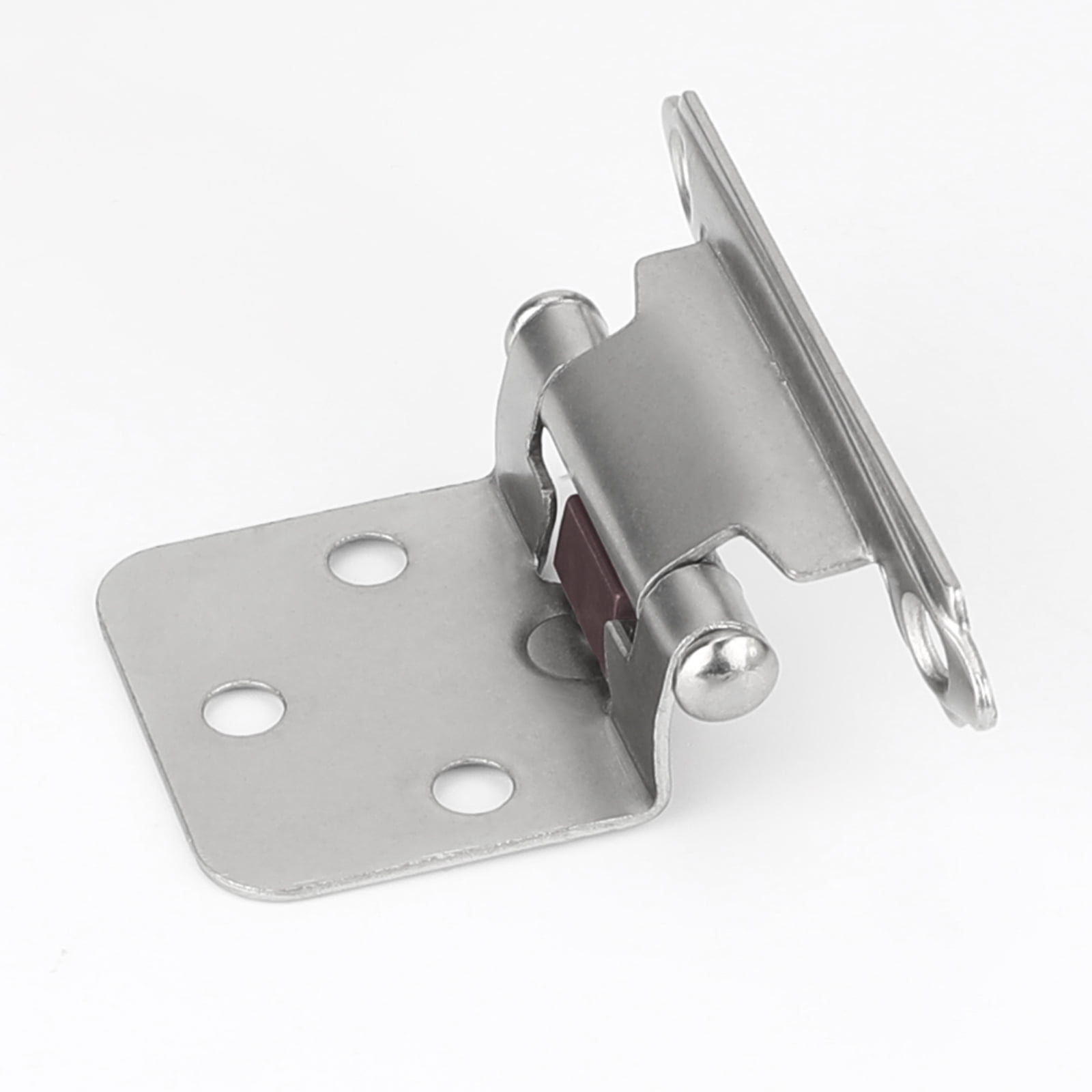 Homdiy 12 Units Brushed Nickel Hinge Self Closing Overlay