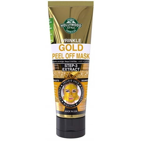 Hollywood Style Gold Peel Off Mask Tube Wrinkle 3.2 oz