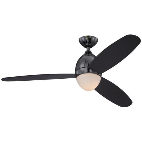 Wrought Studio 52 Nathan 3 Blade Ceiling Fan With Remote Control Com - 52 Leonie 5 Blade Crystal Ceiling Fan With Light Kit Included