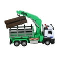 thumbnail image 4 of Logging Truck Toy with Light Music Effect, Log Vehicle Model for Children Kids 1:32, 4 of 7