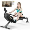 MERACH Magnetic Rowing Machine with 16 Levels, 350 lbs Weight Capacity ...