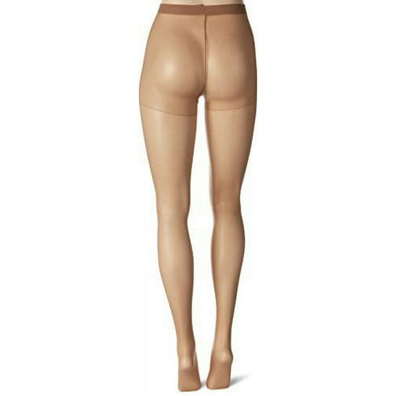 No Nonsense Women's Plus 2 Regular Pantyhose with Reinforced Panty and Toe, Medium Tan-6 Pair Pack