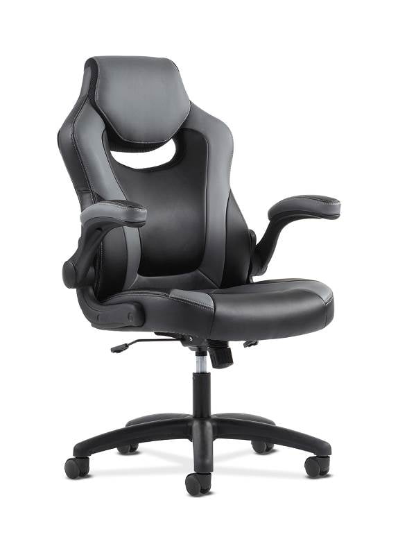 Lorell High-Back 2-Color Economy Gaming Chair Black/Red
