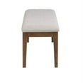 thumbnail image 3 of Steve Silver Ora Warm Walnut Brown Wood Dining Bench, 3 of 5