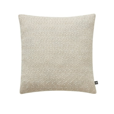 My Texas House 20" x 20" Woven Boucle Ivory Decorative Pillow