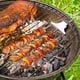 thumbnail image 4 of Clearance 4 Skewers, 14-inch Stainless Steel, 3 Pointed Metal Skewers With Push Rods, Vegetables, Marshmallows, 4 of 4