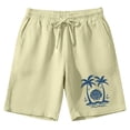 thumbnail image 4 of CHENge Board Shorts Men's Long Breathable Solid Color Quick Dry Beach Swimming Shorts with Pockets Anti-Chafe Fishing Shorts for Men, 4 of 5