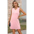 thumbnail image 7 of Summer Casual Beach Dress for Women Pink XL, 7 of 7