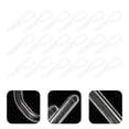 thumbnail image 4 of EeaseCA 200pcs Transparent Shirt Clamps Clothes Fixing Clips Plastic Shirt Sock Clips, 4 of 7