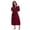 A-Wine269, variant on Women's Belted Bathrobe Long Sleeve Shawl Collar Pocketed Casual Sleepwear Dressing Gown