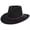 Black, variant on Men's Bozeman Outdoor Hat, Light Brown, Large