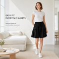 thumbnail image 2 of Easy-Fit Stretch Shorts for Women, Casual Lightweight Summer Shorts, 2 of 7