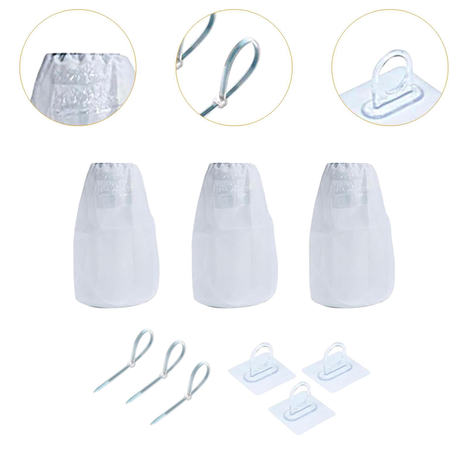 TISHITA 3 Pieces Dryer Vent Catcher, Dryer , Easy to Install, Dryer Vent Catcher Bags for Capturing and Dust Accs
