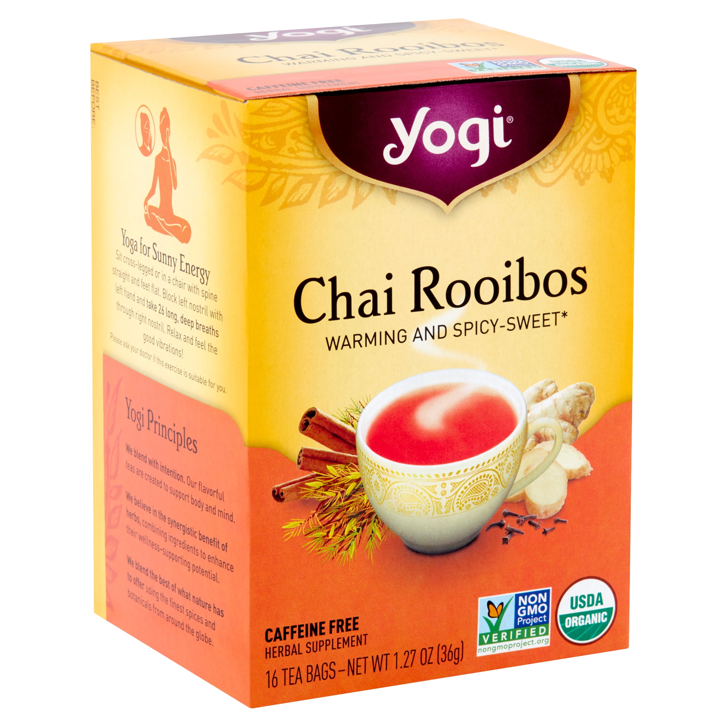 Yogi Chai Rooibos Tea Bags, 16 count, 1.27 oz