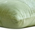 thumbnail image 2 of The HomeCentric Decorative Mint Green Pack of 2, 12"x26" (30x65 cm) Lumbar Pillow Cover, Velvet Beaded Oblong Pillow, Striped Pattern Modern Style - Sparkling Stripe Mint, 2 of 3