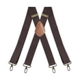 thumbnail image 4 of Tirantes para hombre, estilo vintage, duraderos, fuertes, grandes, altos y elásticos. café, 4 of 9