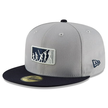 Umpire Cap - New York Yankees New Era 2018 Players' Weekend Team Umpire 59FIFTY Fitted Hat - Gray/Navy