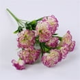 thumbnail image 3 of Artificial Flowers - Household Imitation - 11 Head Artificial Silk Fowers Carnation Bunch Wedding Home Outdoor Size 30Cm Avilable In 9 Colours - 1 Bunch Carnations, 3 of 8