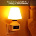 thumbnail image 4 of Wosthever Reloj de luz nocturna, lámpara de pared para cabecera, luz nocturna blanca cálida con enchufe CN para pasillo, dormitorio, sala de Iluminación y accesorios Wosthever HA021140-00, 4 of 6