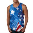 thumbnail image 2 of Tanques para Hombre de Verano Suelto Chaleco Impresión Deportivo Cuello Redondo, Camisa sin Mangas Casual para Al Aire Libre Y Diario, 2 of 5