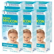 Mylicon Infant Drops Anti-Gas Relief, Original Formula 1 oz (Pack of 6)