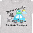thumbnail image 4 of Inktastic Book My Reservation I'm Going to Grandma and Grandpa's Boys or Girls Toddler T-Shirt, 4 of 5