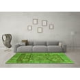 thumbnail image 3 of Ahgly Company Indoor Rectangle Abstract Green Modern Area Rugs, 6' x 9', 3 of 4