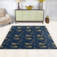thumbnail image 5 of Ryvnso Anchor Whales Area Rug Floor Mats Non-Slip Home Carpet 63 x 48 inch, 5 of 7