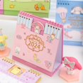 thumbnail image 4 of Sanrio-Calendario de escritorio de dibujos animados, Hello Kitty, Cinnamoroll, Kuromi, My Melody, Pachacco, Kawaii Periphery, decoración de mesa, regalo, 4 of 4