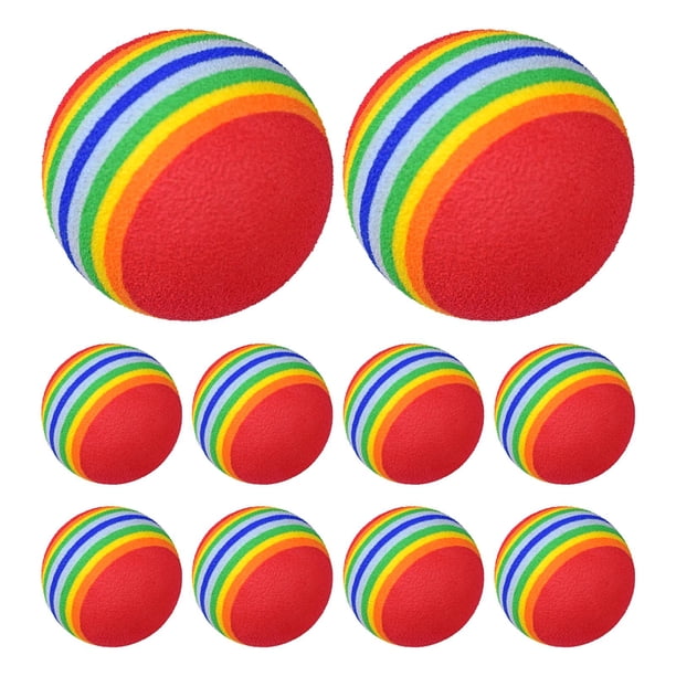 Pelotas de golf DYNWAVEMX equipo de práctica 10 pelotas juguete rojo