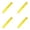 Yellow*4, variant on Finger Grip PVC Ruler, Colored Tape Measure For Home Office, 12 Inch Standard Measuring Tool (Yellow ,2pcs)