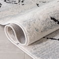 thumbnail image 5 of Well Woven Ancona Moroccan Diamond Pattern Grey Distressed 7'10" x 9'10 Area Rug, 5 of 8