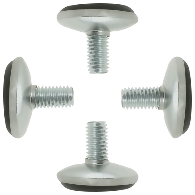 Unique Bargains M8 x 15 x 30mm Furniture Leveling Feet Pad Adjustable Leveler for Table Leg 4pcs