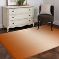 thumbnail image 4 of Burnt Orange Ombre Large Area Rugs for Bedroom Living Room, Soft Non Slip Carpet Bedside Rug, Modern Gradient Abstract Art Rectangular Floor Cover Kitchen Accent Rug 4'x6' for Dining Room/Office, 4 of 9