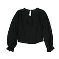 thumbnail image 2 of Bar Iii Womens Keyhole Pullover Blouse, 2 of 2