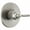 Brilliance Stainless, variant on Delta T14035 Saylor Monitor 14 Series Black Round 1 Handle Balanced Shower Valve Trim