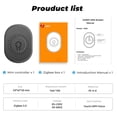 thumbnail image 2 of Interruptor Inteligente Tuya ZigBee 16A - Control Dual para Luces, Compatible con Alexa y Google Home, Funciona con App y Temporizador, Necesita Gateway (Color Negro), 2 of 7