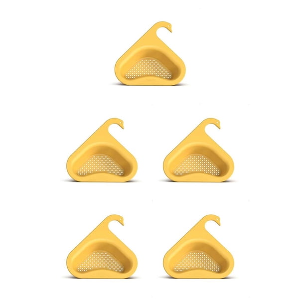 Cesta de drenaje Inteprter para fregadero de cocina colador triangular Adorable Amarillo Verde naranja Azul