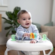 Ingenuity Smooth Strides Activity Baby Walker for Developmental, Chambray, 6 - 12 Months
